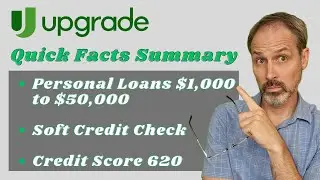Upgrade Personal Loan QUICK SUMMARY: $1,000 to $50,000 personal loan #personalloans