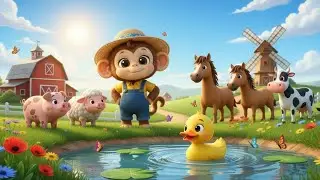 Monkey Farm Adventure | Fun 3D Cartoon for Kids | MimoMoo Toons
