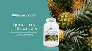 Nature's Lab Quercetin Bromelain - Immune Support - 120 Capsules