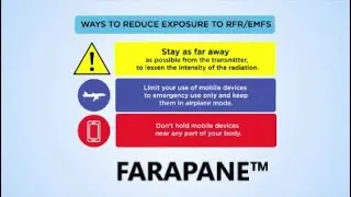 Protect you & your family from 5G cellphone EMF radiation by extra insulating window pane FARAPANE&trade;