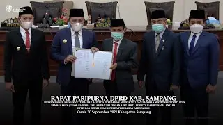 RAPAT PARIPURNA DPRD KABUPATEN SAMPANG