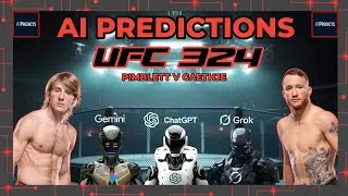 Grok v ChatGPT v Gemini - AI UFC Predictions | UFC 324: Paddy Pimblett v Justin Gaethje