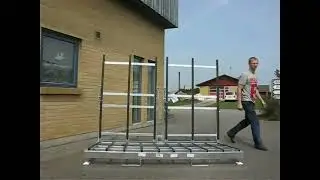 HF Folde Glasstativ  HF Faltbare Transportst&auml;nder  HF Folding, Glass transportation stand