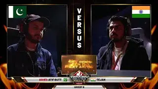 Pakistan vs India ASHES | ATIF BUTT vs TEJAN (Group B) TWT 2022 Final Tekken 7