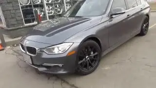 HILLYARD RIM LIONS 2013 BMW 335I X DRIVE  RIDING ON 17 INCH MATTE BLACK CUSTOM RIMS & TIRES