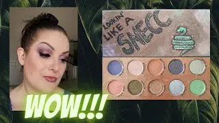 New from UK indie brand Poutnshout | Lookin' Like A Snecc eyeshadow palette | I have high hopes!