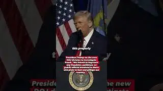 President Trump on the new DOJ division to investigate fraud