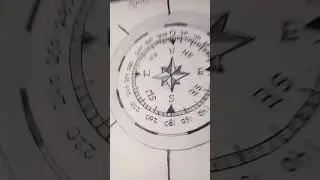 magnetic compass drawing #shorts #artwork #ytshorts