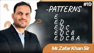 19. Pattern In Python By Zafar Khan