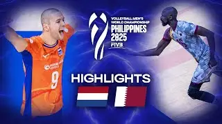 Netherlands 🇳🇱 vs. Qatar 🇶🇦 - Highlights | Men's World Championships 2025