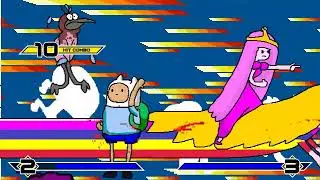 Team Finn & Jake vs Team Mordecai and Gumball | MUGEN Request + Download Chars