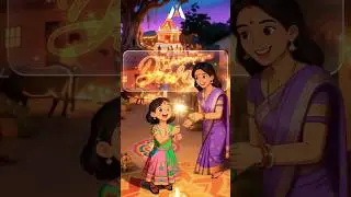 Diwali 2025 AI Animation | Celebrate the Festival of Lights with MotionsMate 🪔🌿😍 #shorts