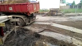 Fahrbahnplatten,Ausschachten,Baggermatratzen,Fahrbahnbleche