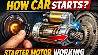 How a Car Starter Motor Works: Functions and Key components Explained Easily.