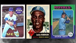 Top 25 Selling Vintage Baseball Cards Last Month