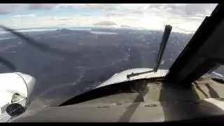 CYCY Clyde River, Nunavut (Canadian Arctic) RW20TRUE approach & landing Cheyenne II PA31T Footage.
