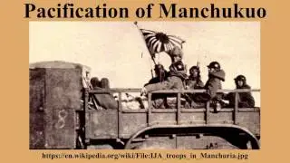 Pacification of Manchukuo