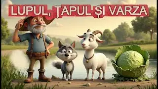 Lupul, Țapul și Varza 🐺🐐🥬 | Poveste cu morală și istețime #povesti #funny