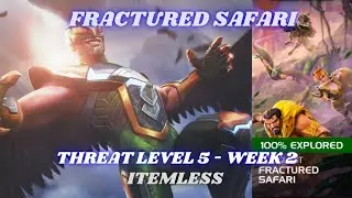 Fractured Safari | Free 7* Rhino | Threat level 5 | Best counters | Week 2 | January Side quest