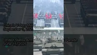 Chinese military parade vs. U.S. military parade