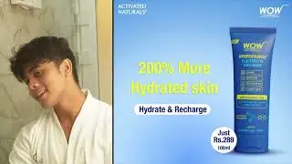 Hydrocharge Electrolyte Face Wash by WOW | Instant Freshness + Deep Hydration