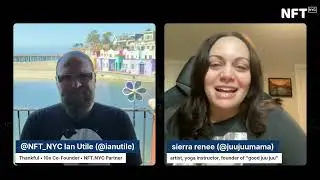 Artist JuuJuuMama and Host Ian Utile - NFT NYC 2025 Pre-Event Beachside Chat