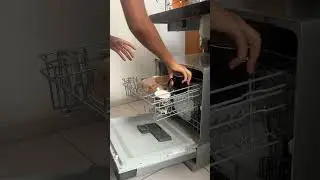 Usando a Lava Lou&ccedil;as 8 Servi&ccedil;os Brastemp Cinza BLF08BS 😱#shorts #lavalou&ccedil;as #brastemp #diaadia