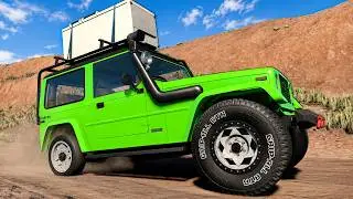 STRANGEST CARS RACE OFF-ROAD! (BeamNG)