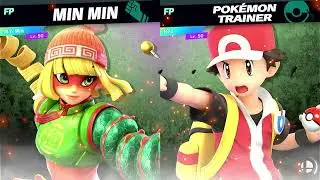 Super Smash Bros Ultimate Amiibo Fights Min Min vs the World #33 vs Red