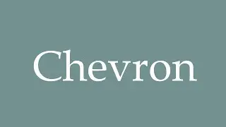 How to Pronounce ''Chevron'' Correctly in French