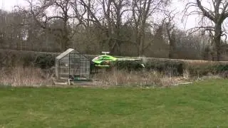 Sab Goblin 700 HV - test Flight