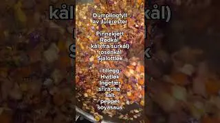 Ikke kast julemat &ndash; stek restene, lag dumplingfyll og frys ned