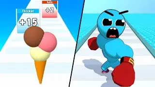 Ice Cream Rush | Level Up Runner / All Level Gameplay: Android,iOS