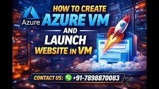 Azure Live Class Az-104 || how to create azure vm 2025 and launch website in azure vm #azuredevops