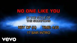 Scorpions - No One Like You (Karaoke)