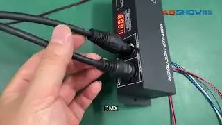 MA Console DMX signal to DMX512 Decoder Control our RGBW LED Strip