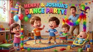 The Toy Room Song 🧸 | Henry & Joshua's Funky Dance Party | Kids Songs for Playtime
