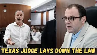 Texas Judge Lays Down the Law | Criminal Trespass & Bond Hearing Caught on Camera