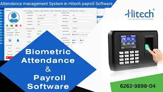 Hitech Employee  Attendance Management Software | Payroll Software | Free Demo | Device: 6262989804