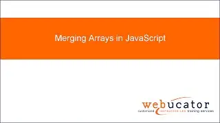 Merging Arrays in JavaScript