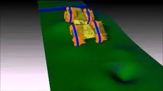 A long-tracked bogie design for forestry machines on soft and rough terrain