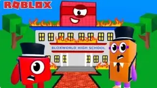 Numberblocks 1000 turns evil S1 E5 Bloxworld High School
