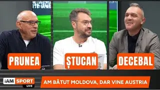 iAMsport LIVE - 10 Octombrie | Am bătut Moldova, dar vine Austria. Comentăm cu Prunea și Decebal