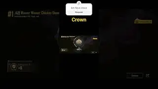 Am făcut crown &acirc;n pubg