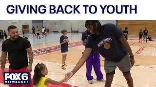 NBA champion gives back with youth basketball camp | FOX6 News Milwaukee