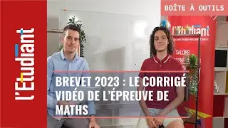 Brevet 2023 : le corrigé de l'épreuve de maths