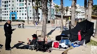 Police Issue Advisal for Public Camping at Beach