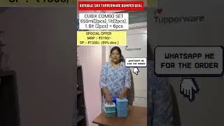 FLAT 59%OFF,Explained by my Manager|Tupperware Republic Day'26 Best Offer You Can't Miss
