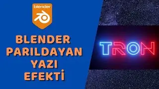 Blender - Parıldayan Yazı Efekti (Glow)