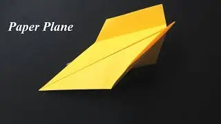 DIY How To Make Simple Paper Plane Origami Craft Type13
